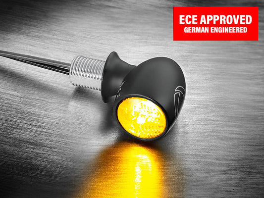 Atto Mini LED Turn Signal - Black.
