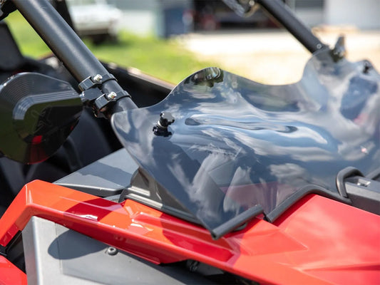 UTV Flare Windshield - Dark Smoke. Fits Polaris RZR Pro XP 2020up.