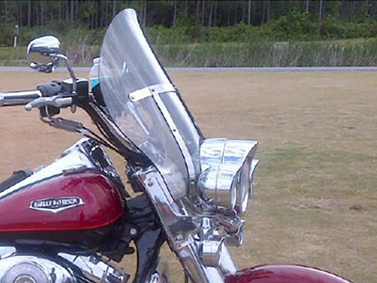 16.5in. Billboard Flare Windshield - Tint. Fits Road King 1994up & Dyna Switchback 2012-2016.