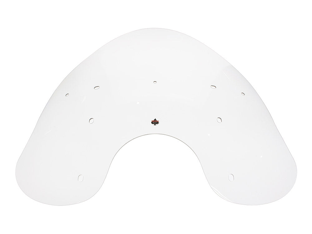 Flare Billboard Windshield - Clear. 17in. High x 26 3/8in. Wide. Fits Softail Deluxe & Heritage 2018up