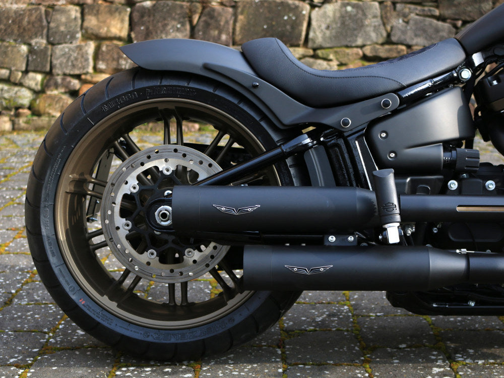 Rear Shorty Pro-Street Fender & Strut Kit - Raw. Fits Fat Boy & Breakout 2018up