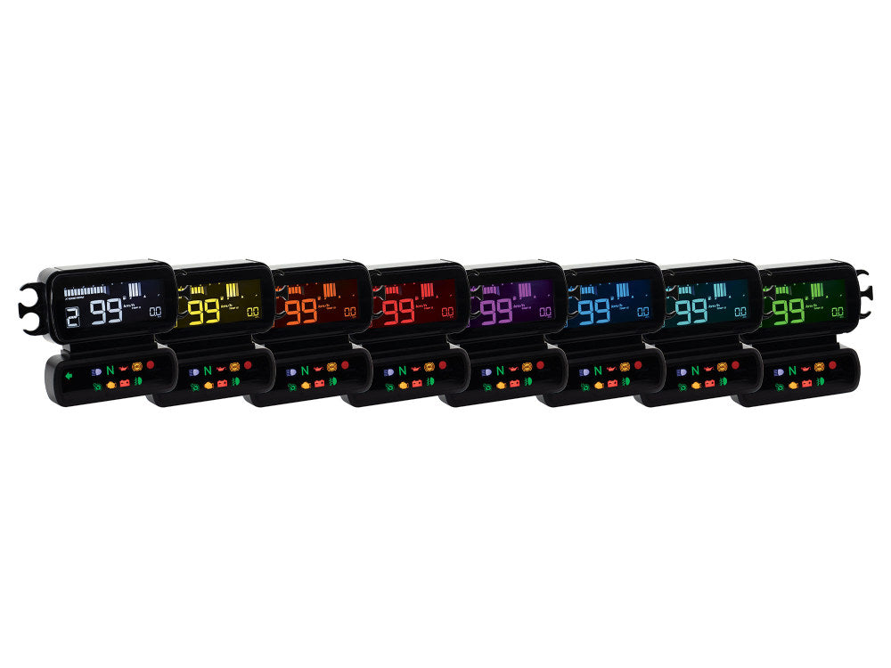 Speedometer/Tachometer - Black. Fits Touring 2014-2023 when Running Late Model Breakout/Street Bob Gauge Housing