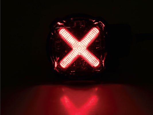 GT-02S LED Tailight Red Lens - Universal Fitment