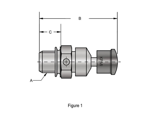 Compression Release Valves - Sold as a Pair. Overall Length = 1.400in. x Thread Length = 0.350in.