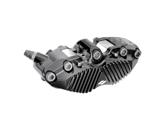 Right Hand Front RTX8 Series Radial 4 Piston Caliper - Black