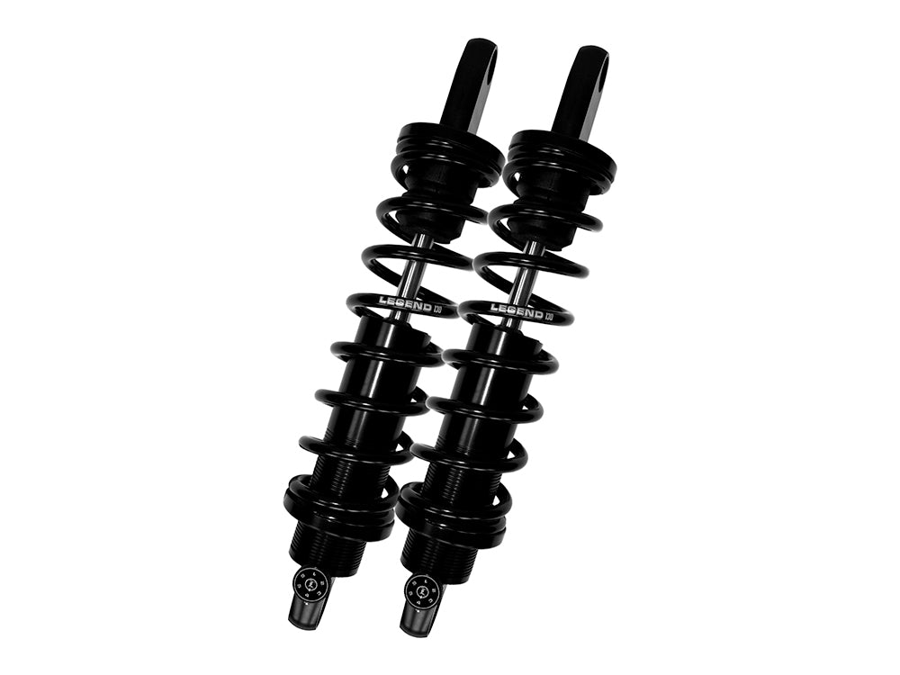 REVO-A Series, 13in. Adjustable Rear Shock Absorbers - Black. Fits Sportster 2004-2021