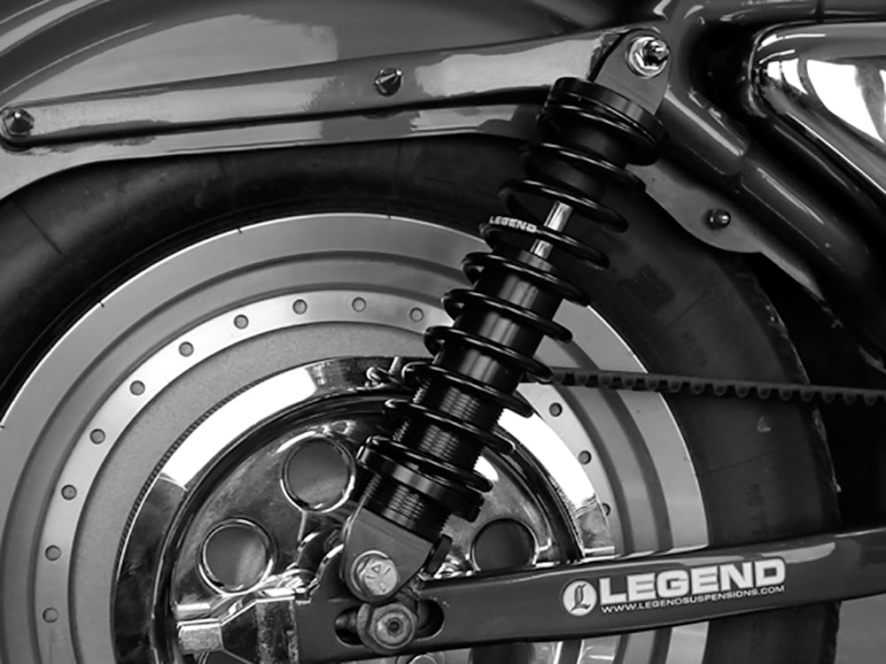 REVO-A Series, 14in. Adjustable Rear Shock Absorbers - Black. Fits Sportster 2004-2021