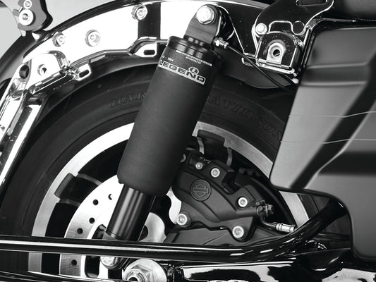 AIR Series, Rear Air Shock Absorbers - Black. Fits Most Touring 1999-2024