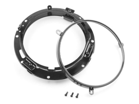 7in. LED HeadLight Insert with Halo - Chrome. Fts H-D, Indian Chief Classic & Dark Horse Models with 7in. Headlight.
