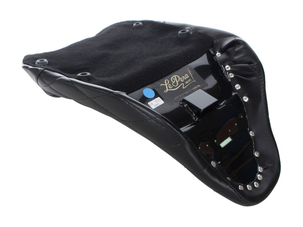 Bare Bones Solo Seat with Diamond Stitching. Fits Most Touring 2008-2024