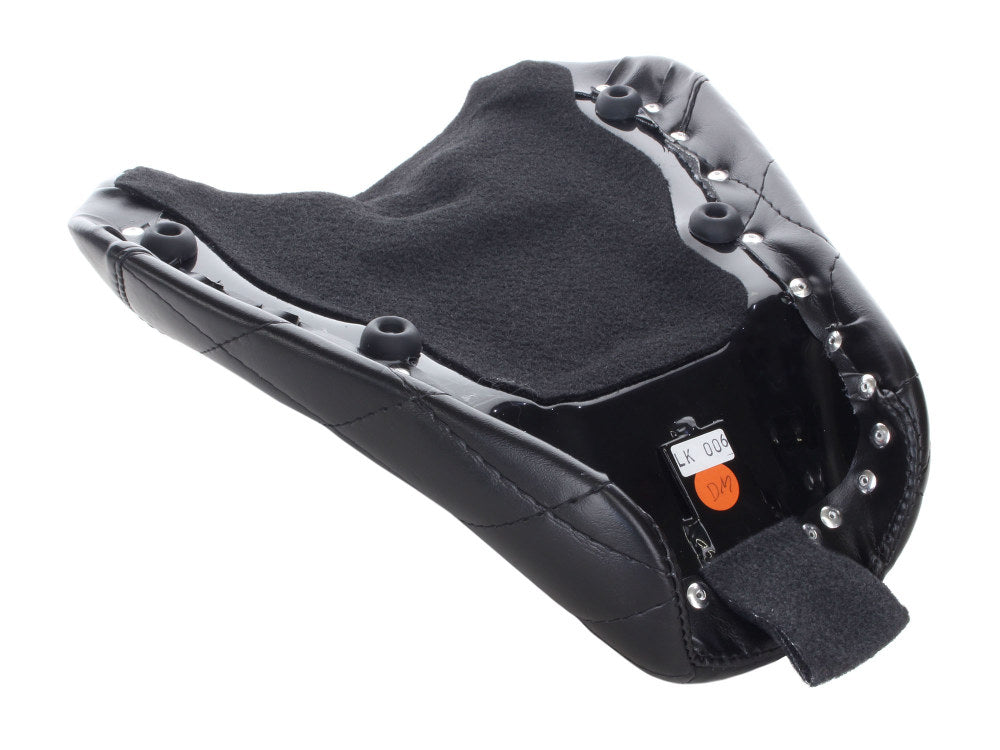 Bare Bones Solo Seat with Diamond Stitch. Fits Sportster Forty-Eight & Seventy-Two 2010-2021.