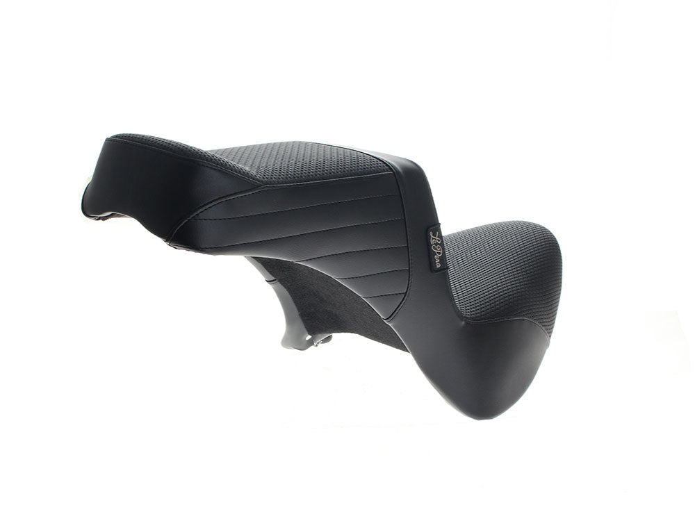 TailWhip Dual Seat - Basket Weave. Fits Softail 1984-1999.