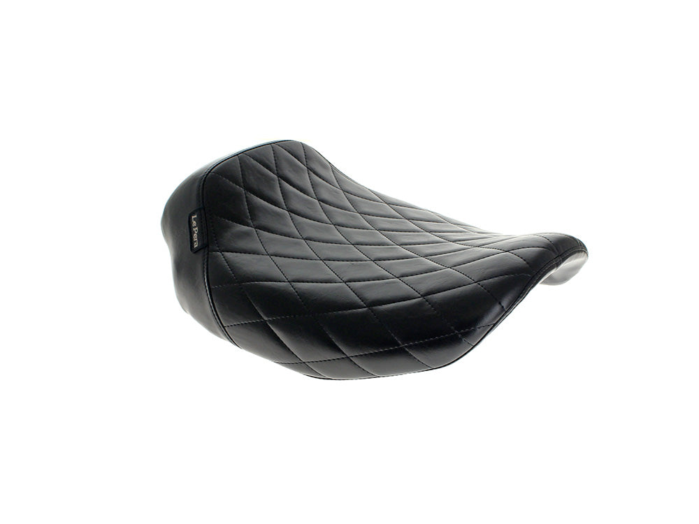 Bare Bones Solo Seat with Diamond Stitching. Fits CVO Touring 2023up, Street Glide & Road Glide 2024up, Touring 2025up