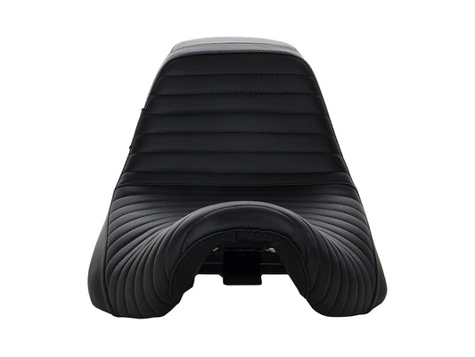KickFlip Dual Seat with Pleated Stitch. Fits Fatboy 2018up & Breakout 2023up