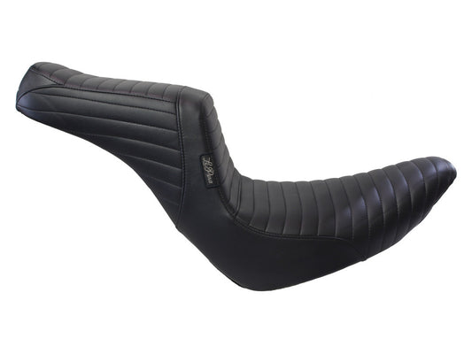 TailWhip Dual Seat with Pleated Stitch. Fits Sport Glide & Low Rider 2018up & Low Rider S 2020up.