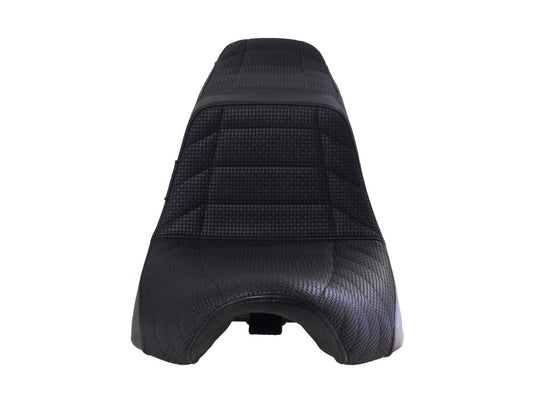 TailWhip Dual Seat with Track Pleated Seating. Fits Sport Glide & Low Rider 2018up & Low Rider S 2020up.