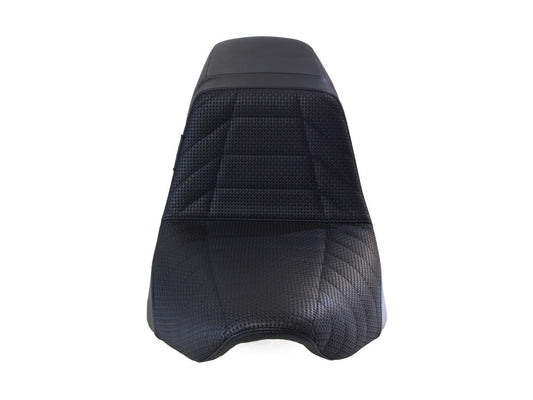 KickFlip Dual Seat with Track Pleat Seating. Fits Sport Glide & Low Rider 2018up & Low Rider S 2020up.