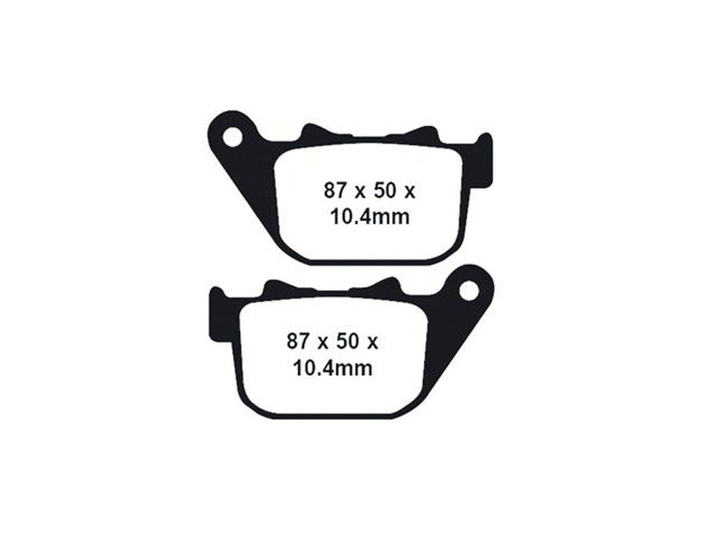 Z-Plus Brake Pads. Fits Rear on Sportster 2004-2013.