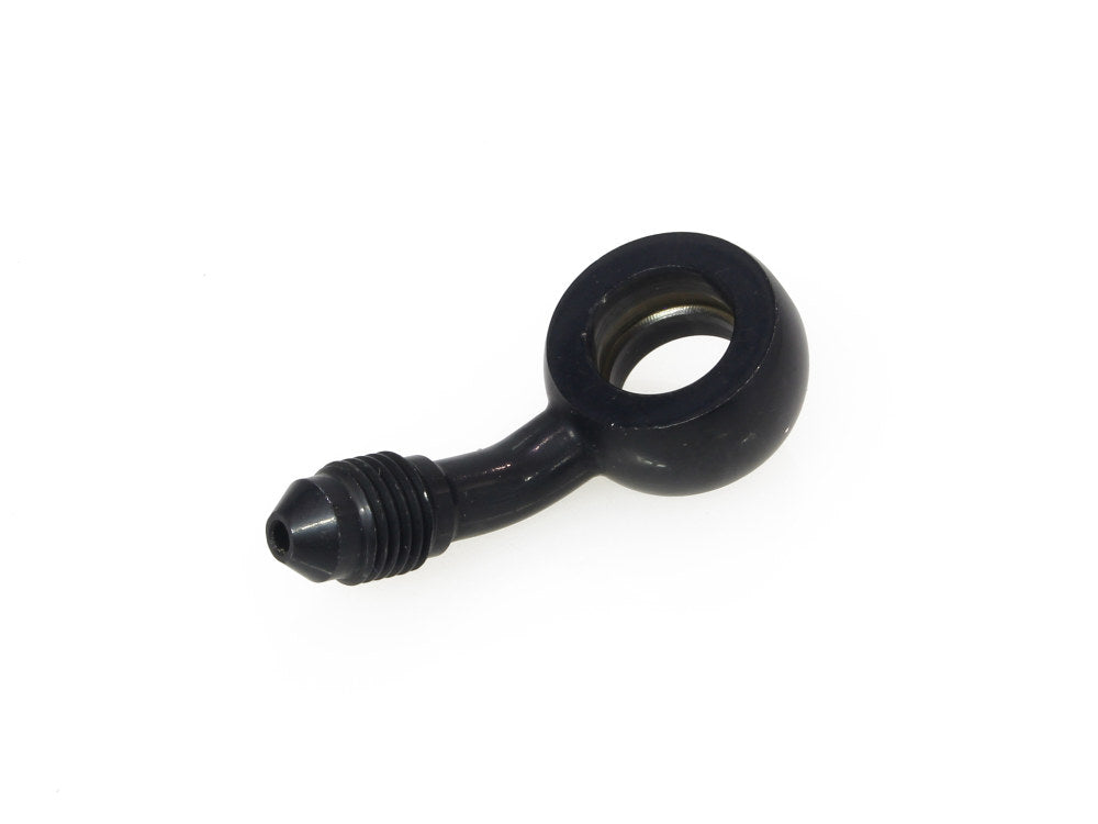 Black 7/16in. ID, 35 Degree Banjo - Male #3 End.
