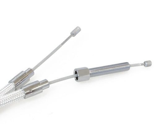 65in. Clutch Cable - Sterling Chromite. Fits 4Spd Big Twin 1968-1986