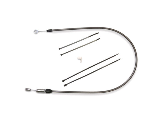48in. Quick Connect Upper Clutch Cable - Black Pearl. Fits Softail 2018-2024 & Most Touring 2021-2024