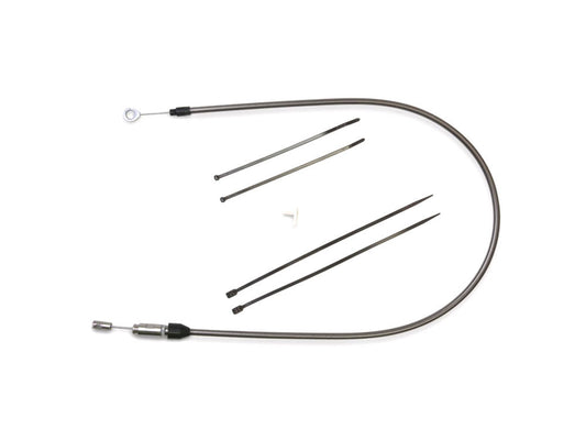 50in. Quick Connect Upper Clutch Cable - Black Pearl. Fits Softail 2018-2024 & Most Touring 2021-2024