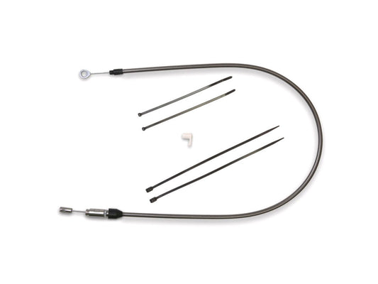 40in. Quick Connect Upper Clutch Cable - Black Pearl. Fits Softail 2018-2024