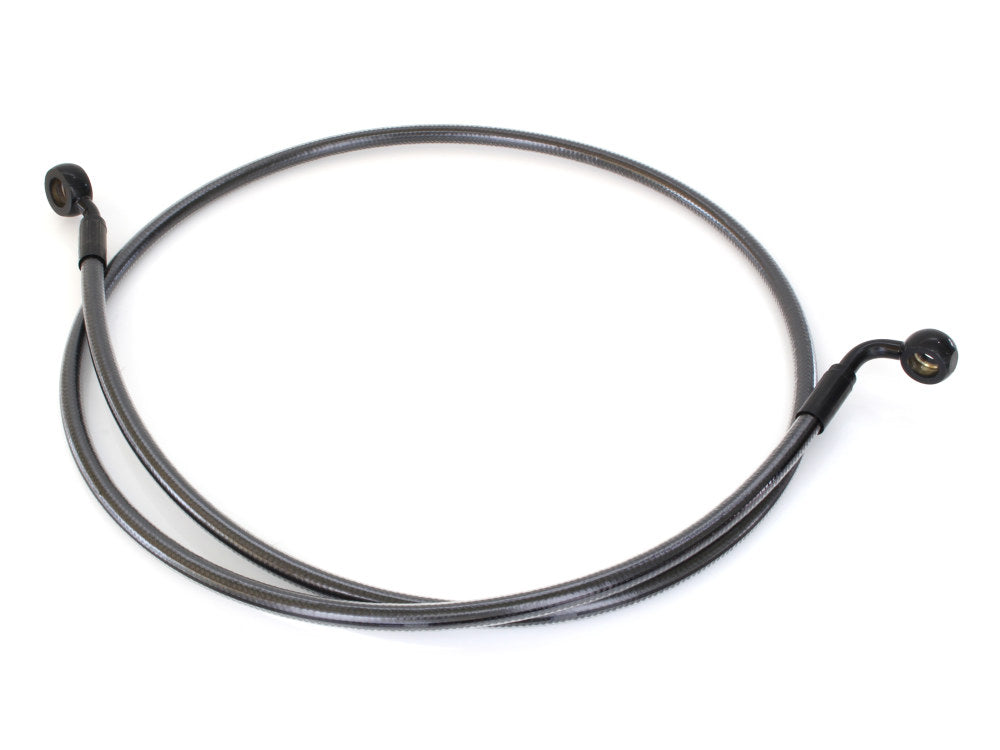 48in. E-Z Align Front Brake Line with 7/16in. x 35 Degree Banjo - Black Pearl.