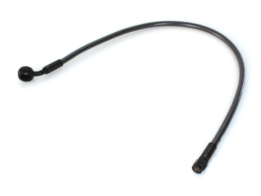 22in. Upper Front Brake Line with 12mm x 35 Degree Banjo - Black Pearl.