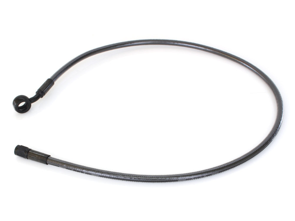 30in. Upper Front Brake Line with 12mm x 35 Degree Banjo - Black Pearl.