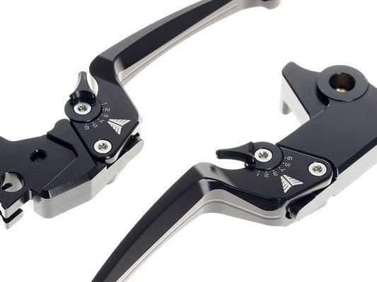 Adjustable Levers - Black. Fits Softail 2025up