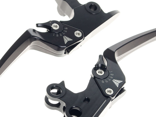 Adjustable Levers - Black. Fits Touring Most 2021-2024 with Cable Clutch