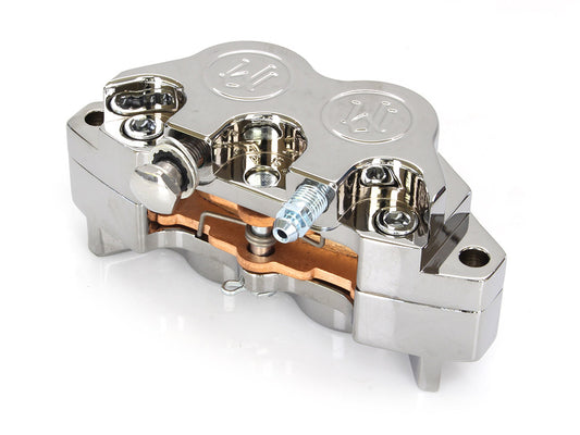 Universal 4 Piston Caliper - Chrome.