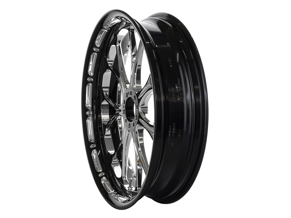 18in. x 5.50in. wide Heathen Wheel - Black Contrast Cut Platinum.
