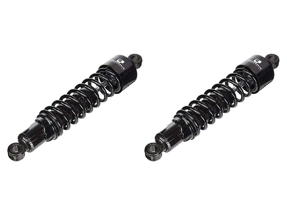 412 Series, 13.5in. Heavy Duty Spring Rate Shock Absorbers - Black. Fits Touring 1980-2005, Sportster 1979-2003 & FXR 1982-1994.