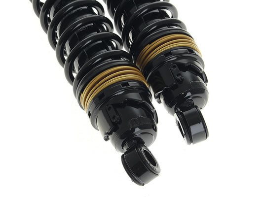 412 Cruise Series, 12.5in. Standard Spring Rate Rear Shock Absorbers - Black. Fits Sportster 1979-2021