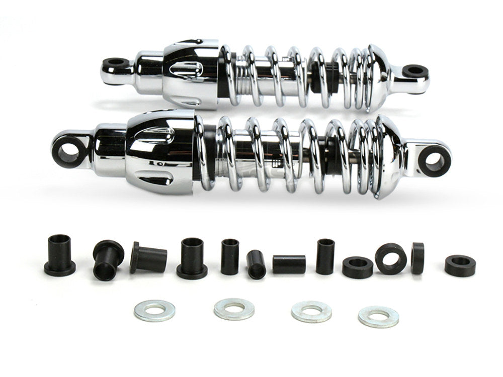 430 Series, 11in. Standard Spring Rate Rear Shock Absorbers - Chrome. Fits Sportster 2004-2021