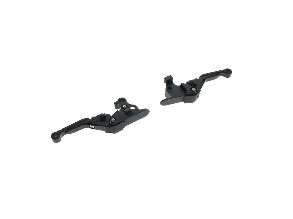 Adjustable Anthem Pro Levers - Black. Fits Softail 2015-2024