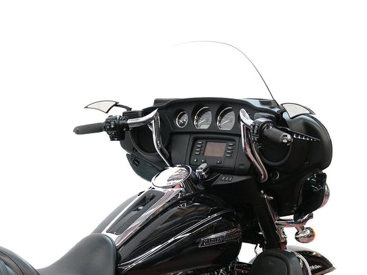 8in. x 1-1/4in. Bagger Monkey Handlebar - Black. Fits Ultra Models 1996-2024 and Street Glide 1996-2023