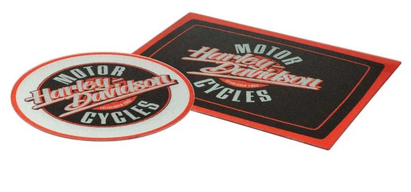 Harley-Davidson Motorcycles Cutting Board Set, Tempered Glass, Set of Two