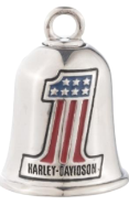 Harley-Davidson Red/ White/ Blue #1 Ride Bell
