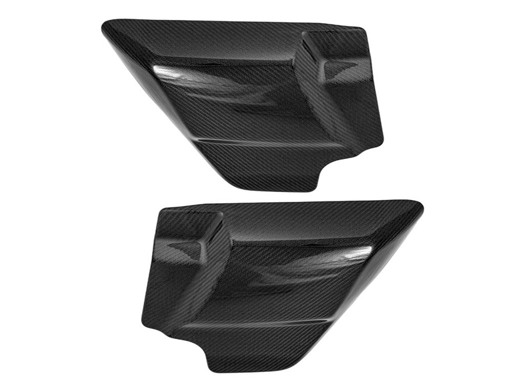 Carbon Side Covers - Gloss Finish. Fits Most Touring 2009-2024
