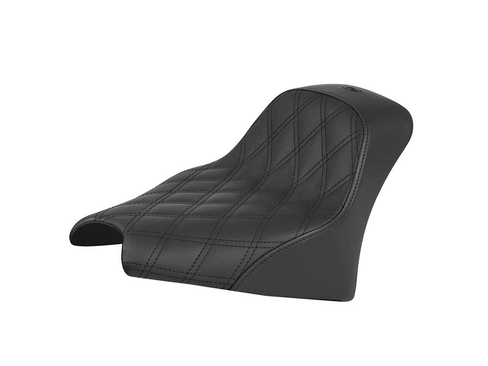 Renegade LS Solo Seat with Black Double Diamond Lattice Stitch. Fits Scout 2025up