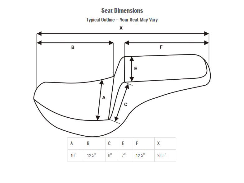 Step-Up Tuck & Roll Dual Seat. Fits Yamaha Bolt 2013up.