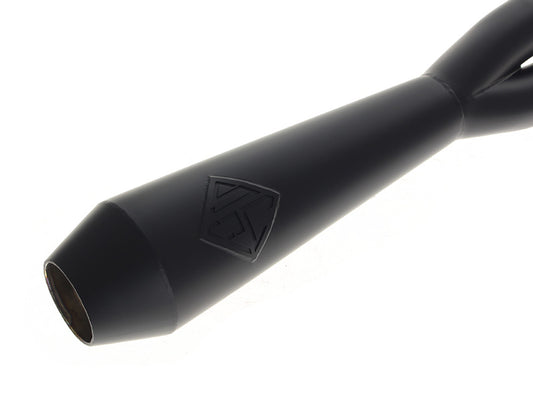 2-into-1 LaneSplitter Exhaust - Black. Fits Dyna 2006-2017