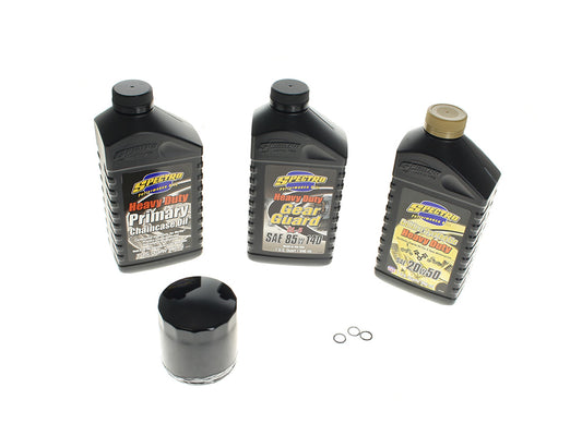 Oil Change Service Kit with Synthetic Heavy Duty Engine Oil. Fits Milwaukee-Eight 2017up
