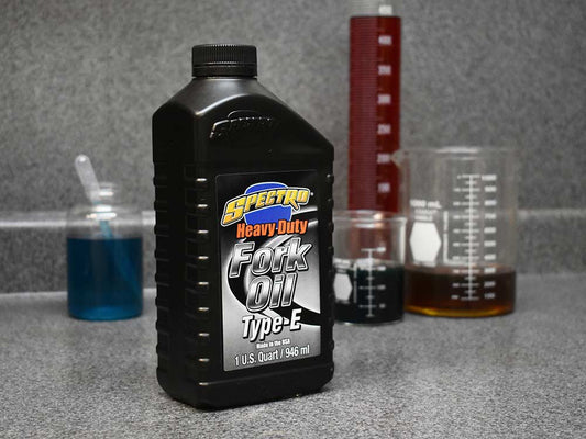 20W Type-E Fork Oil. 1 Quart Bottle (946ml)