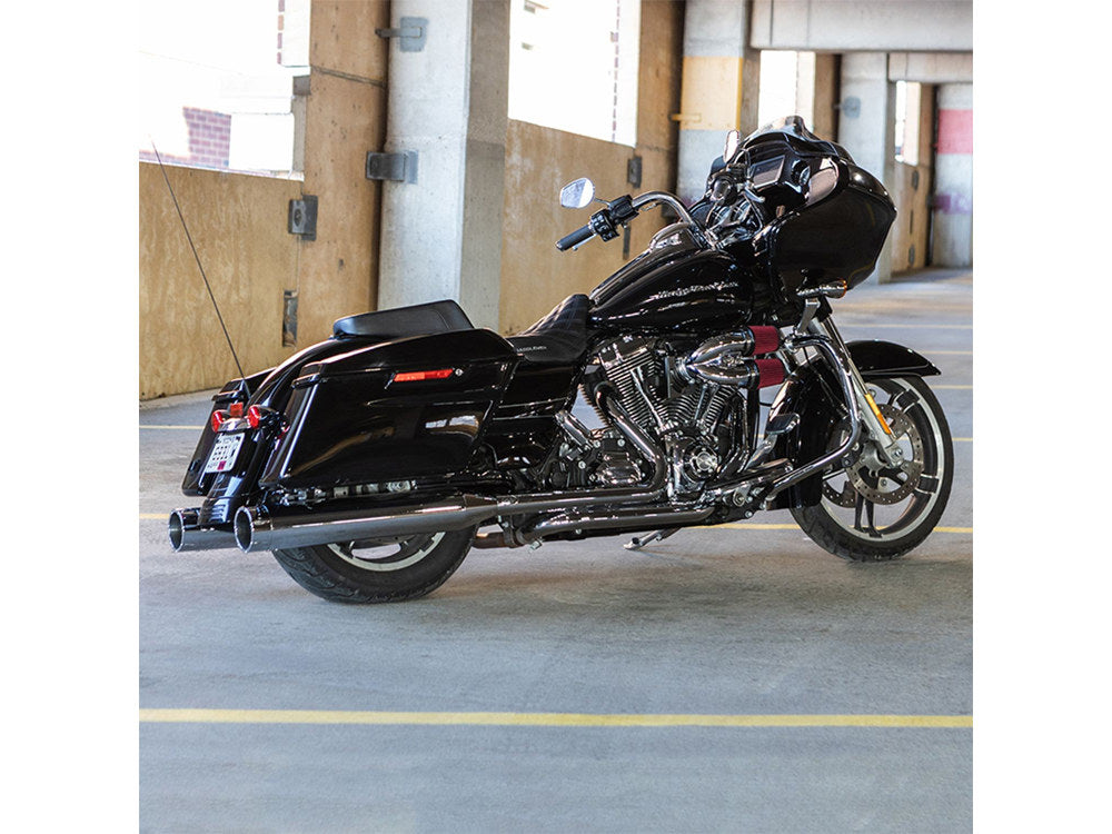 Tuned Induction Air Cleaner Kit - Chrome. Fits Touring 2008-2016, Softail 2016-2017, CVO Softail 2011-2017 & Dyna Low Rider S 2016-2017 with Throttle-by-Wire