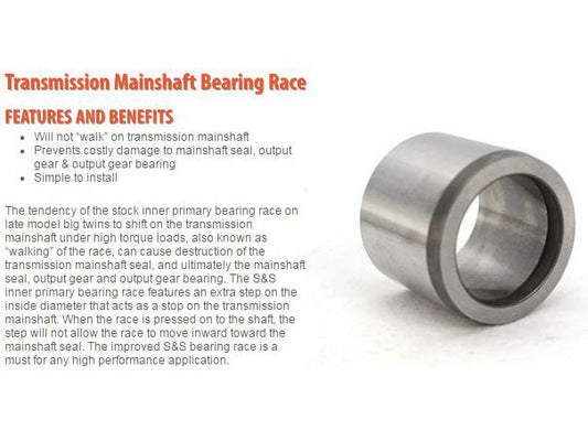 Inner Primary Bearing Race. Fits Big Twin 2008up.