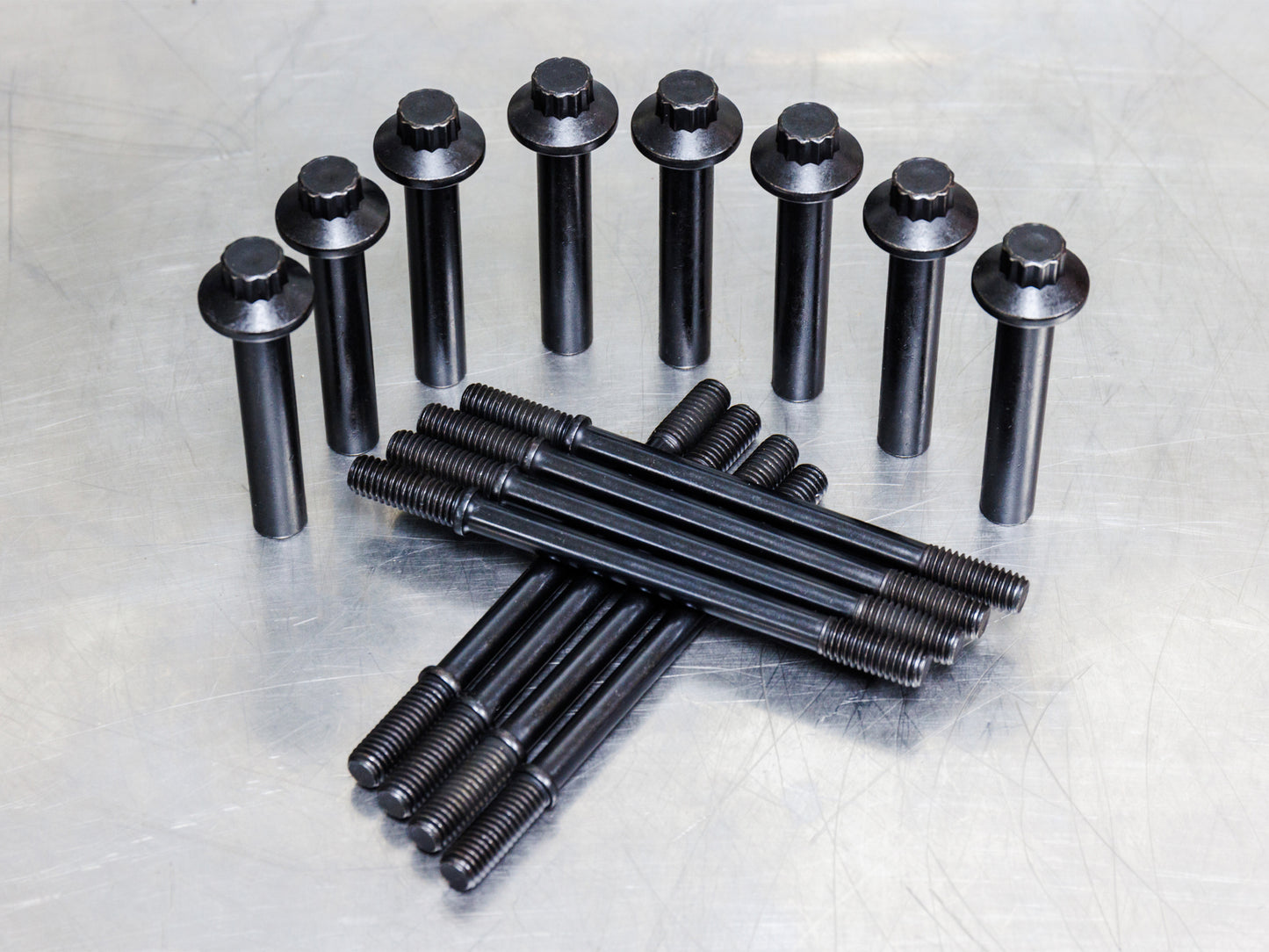 Hi-Performance Cylinder Stud & Head Bolt Kit. Fits Milwaukee-Eight 2017up.